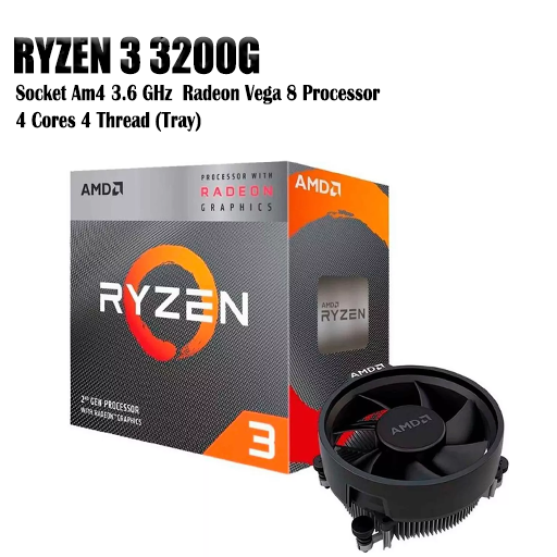 AMD RYZEN 3 3200G 4CORES AM4 TRAY