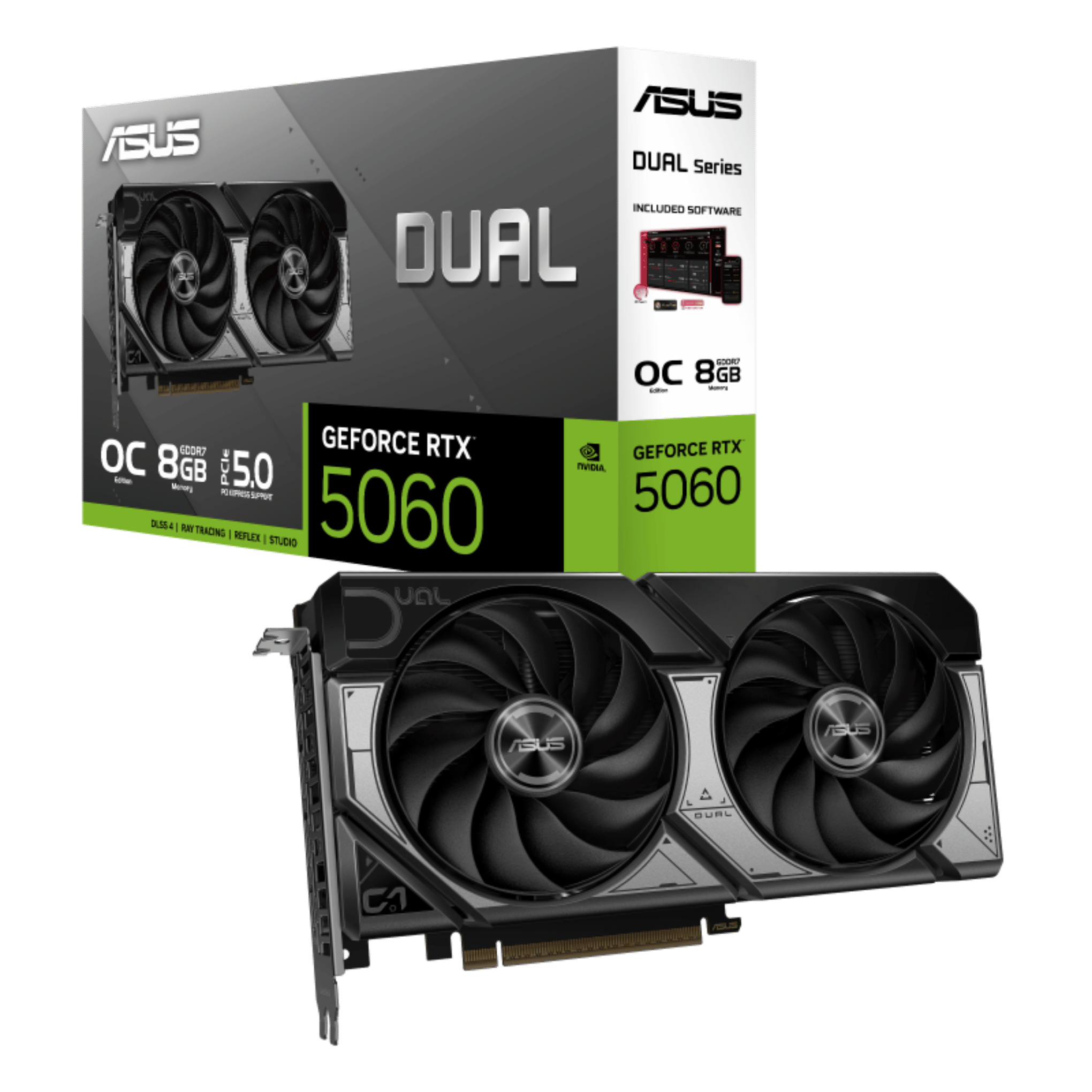 -ASUS DUAL GEFORCE RTX™ 5060 8GB GDDR7 OC EDITION