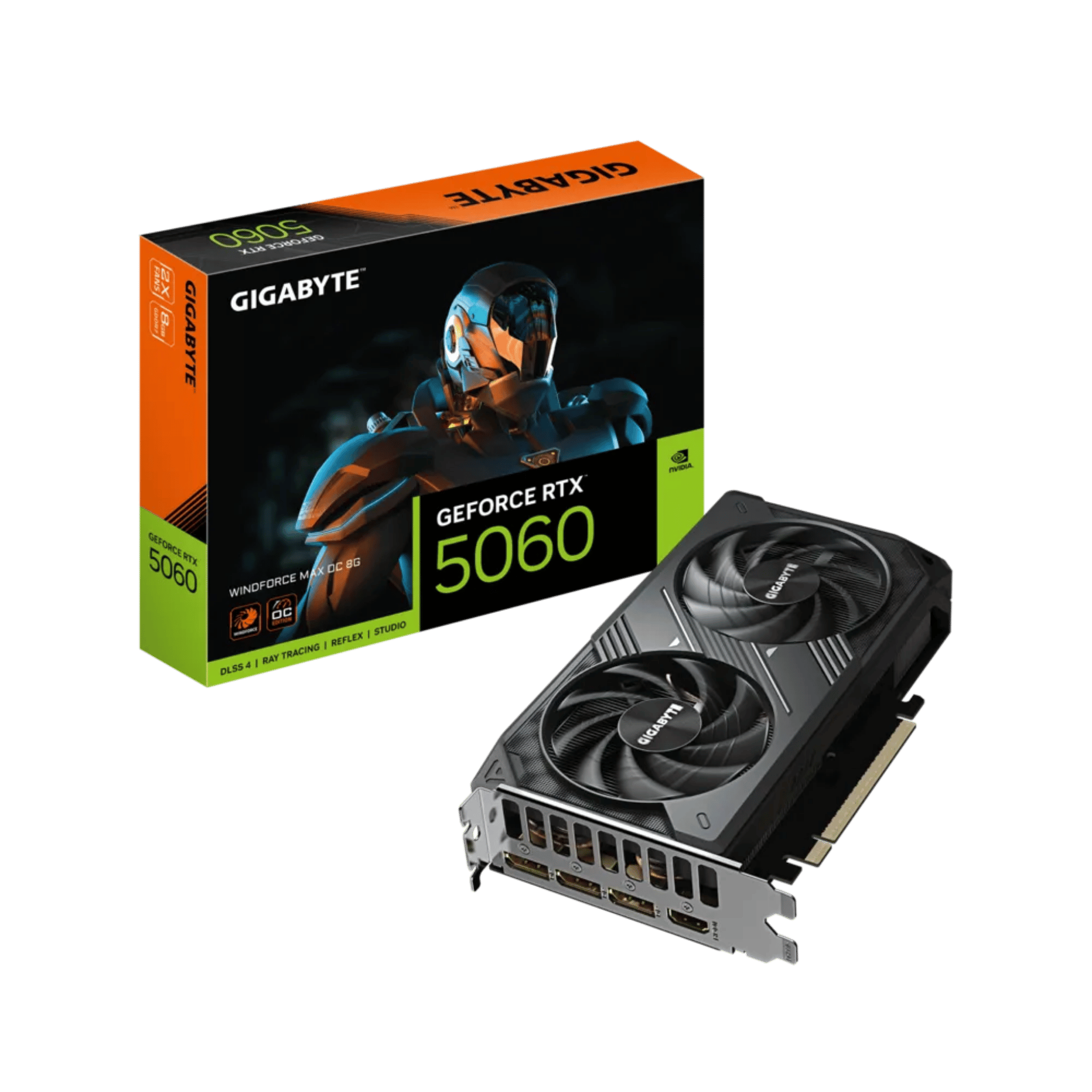 -GIGABYTE RTX5060 WINDFORCE MAX OC 8GB GRAPHICS CARD