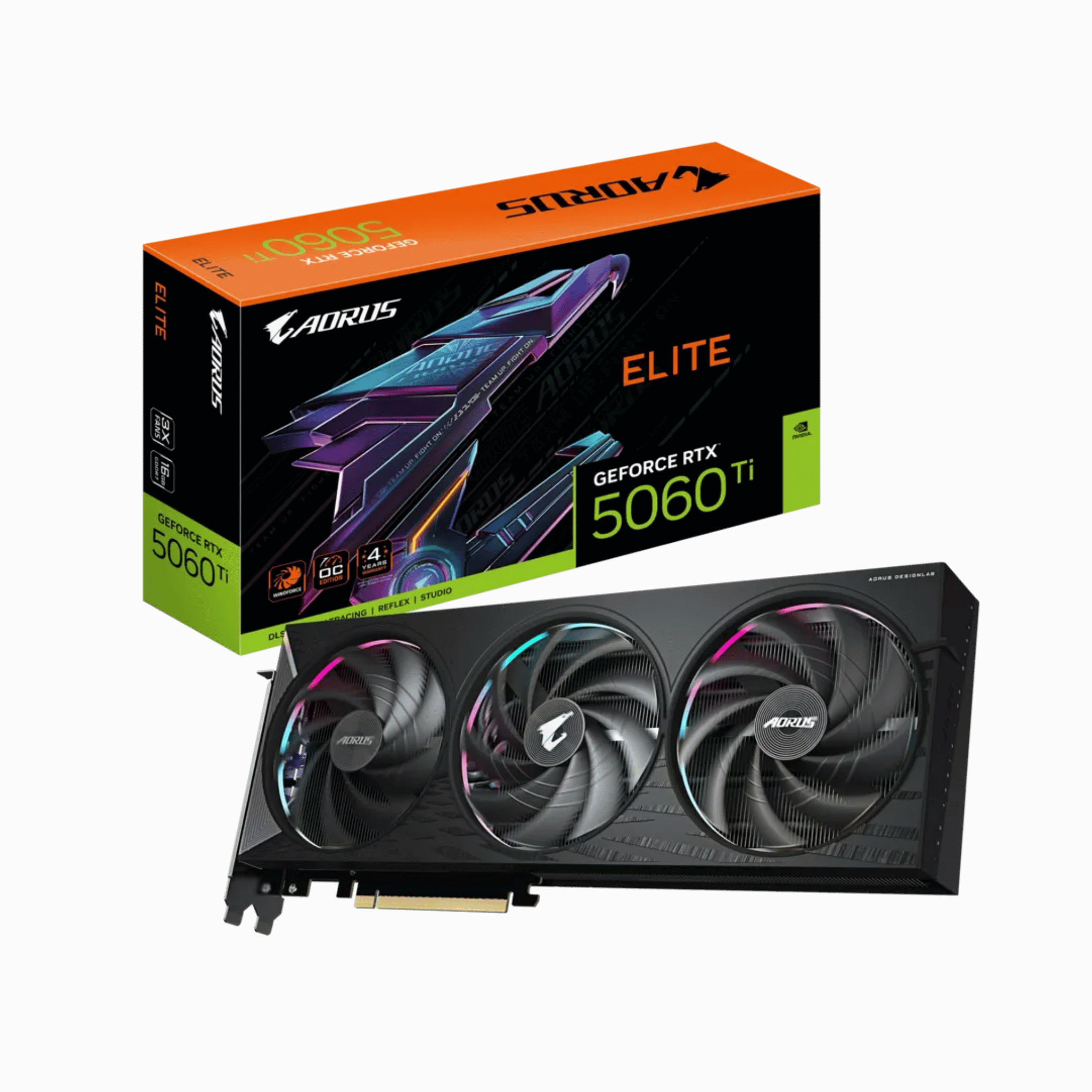 -GIGABYTE AORUS GEFORCE RTX5060TI ELITE 16GB