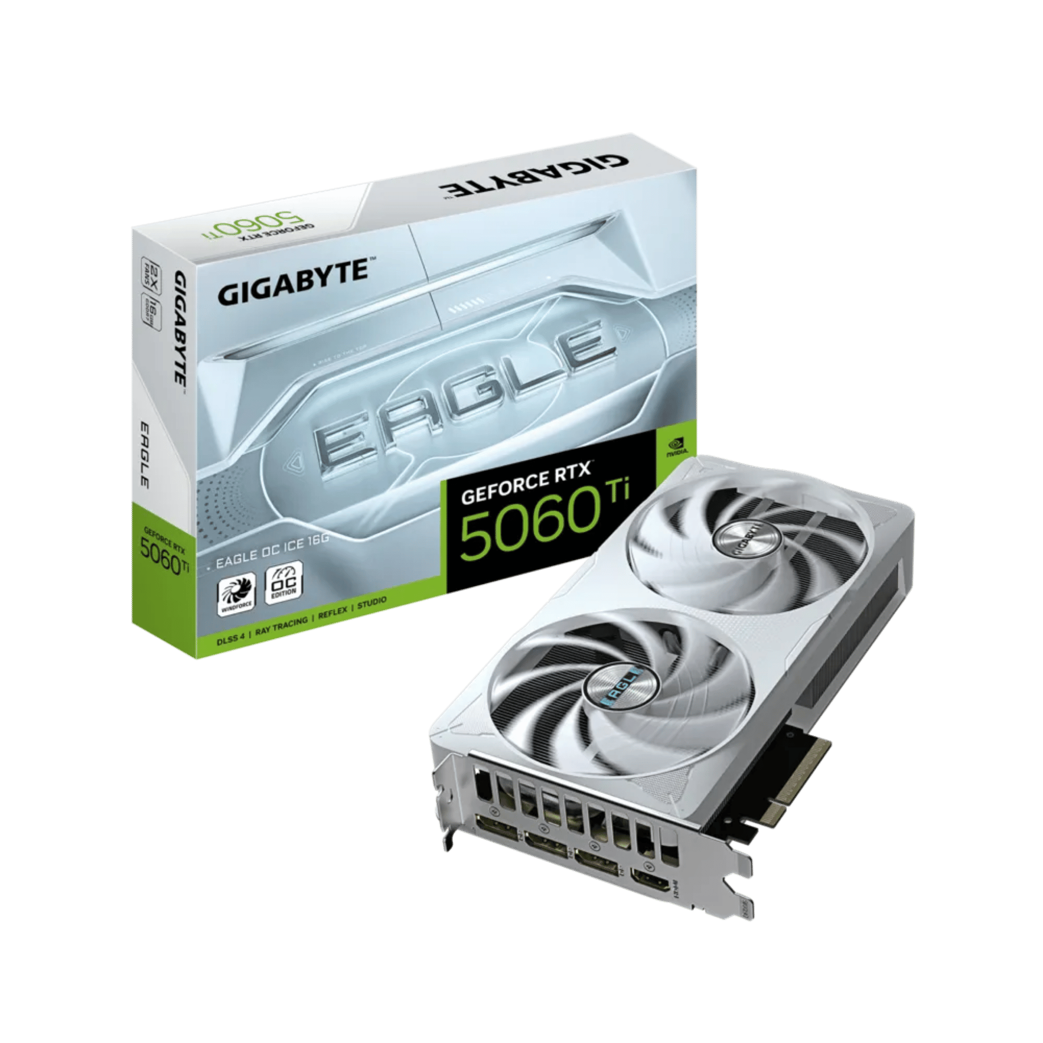 -GIGABYTE GEFORCE RTX™ 5060 TI EAGLE OC ICE 16GB GRAPHICS CARD
