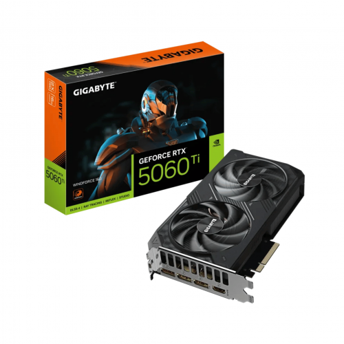 -GIGABYTE GEFORCE RTX™ 5060 TI WINDFORCE 16GB GRAPHICS CARD