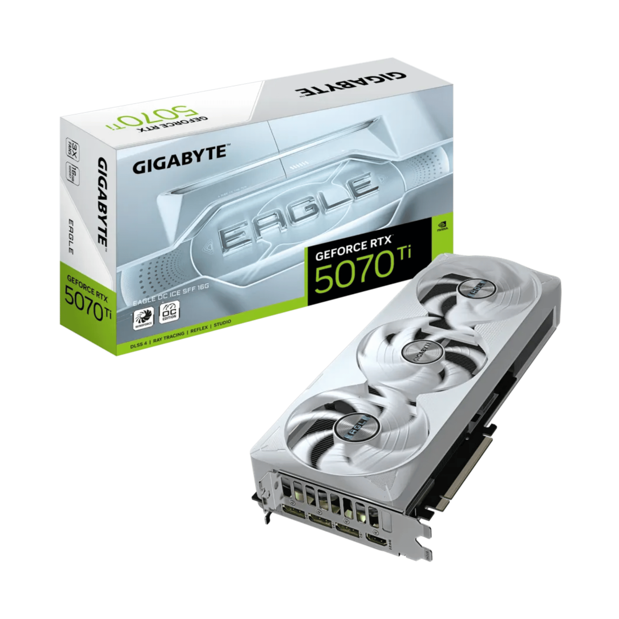 -GIGABYTE GEFORCE RTX™ 5070 Ti EAGLE OC ICE SFF 16G VGA CARD