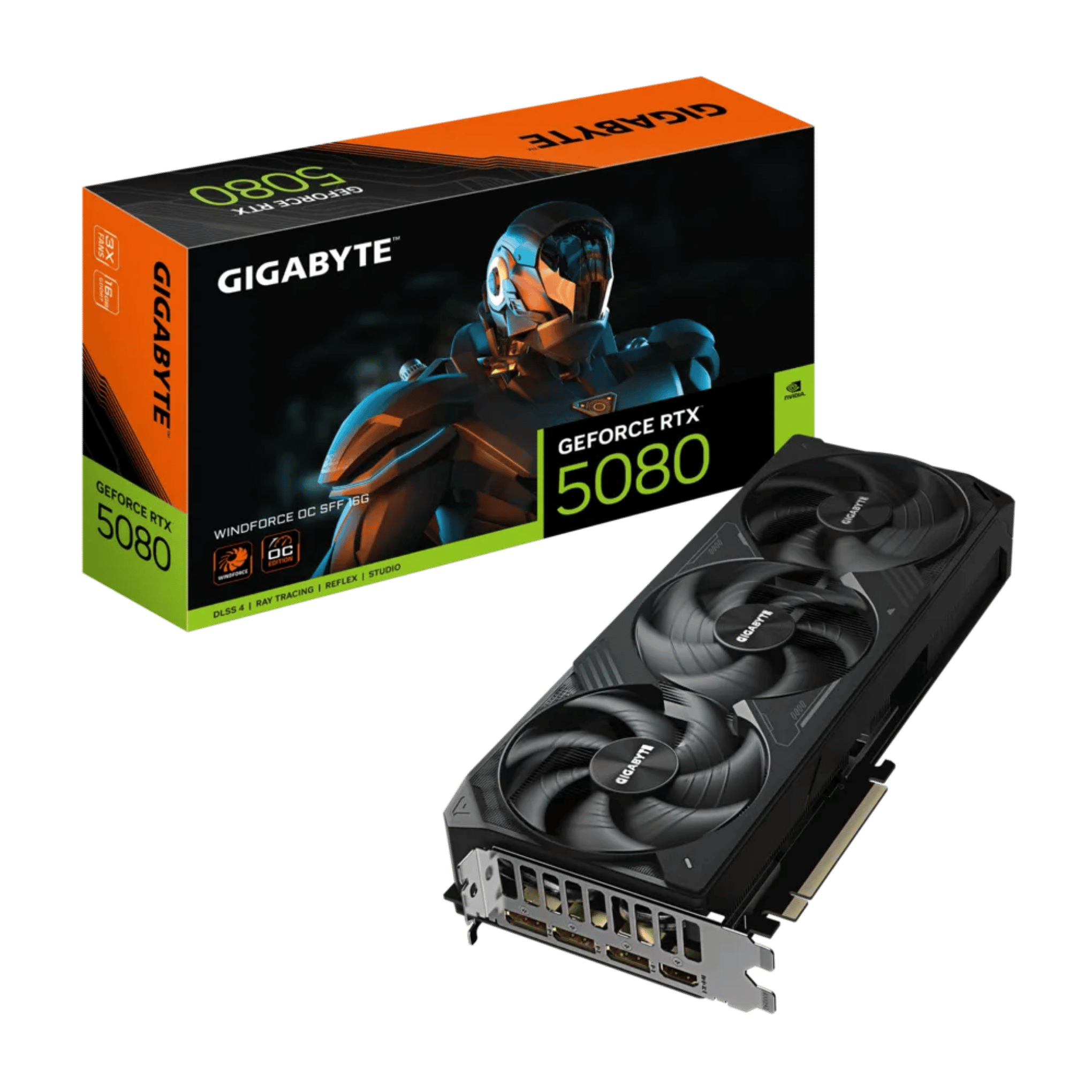 -GIGABYTE RTX5080 WINDFORCE OC SFF 16G GDDR7 VGA CARD
