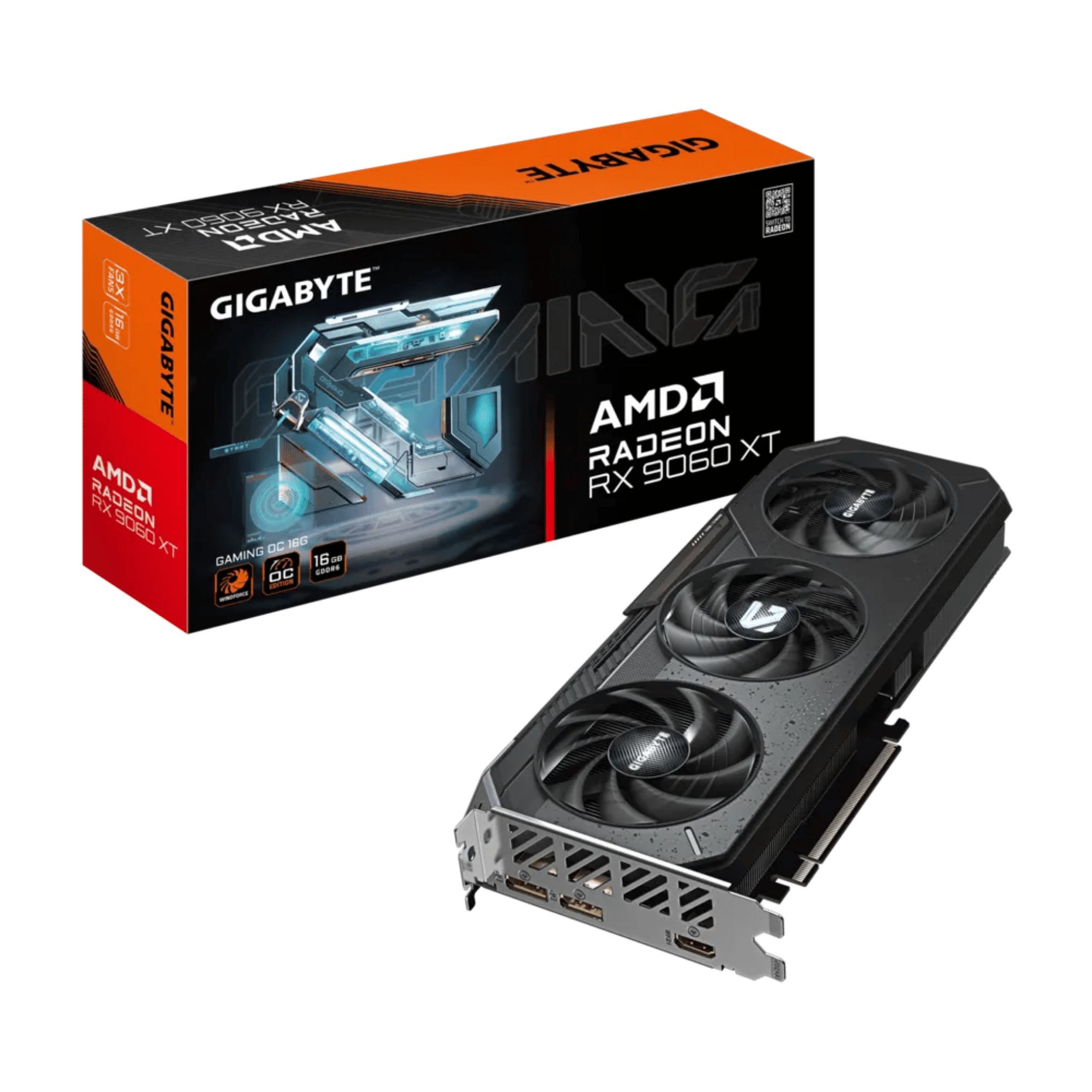 GIGABYTE RADEON RX9060XT GAMING OC 16GB 3FAN