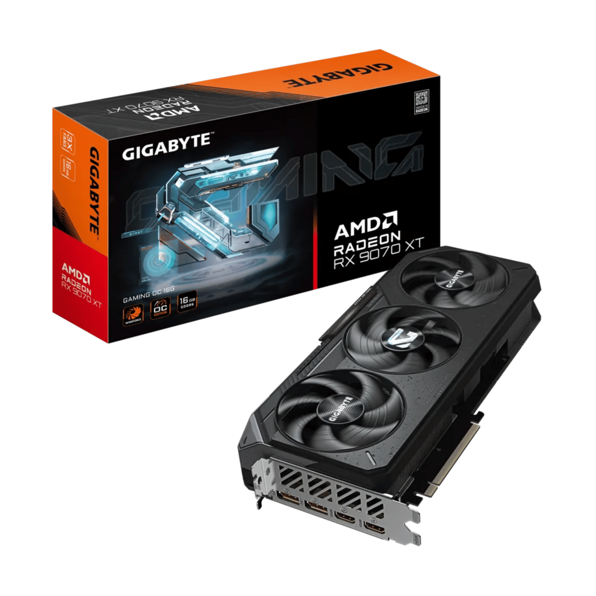 -GIGABYTE RADEON RX 9070 XT GAMING OC 16GB