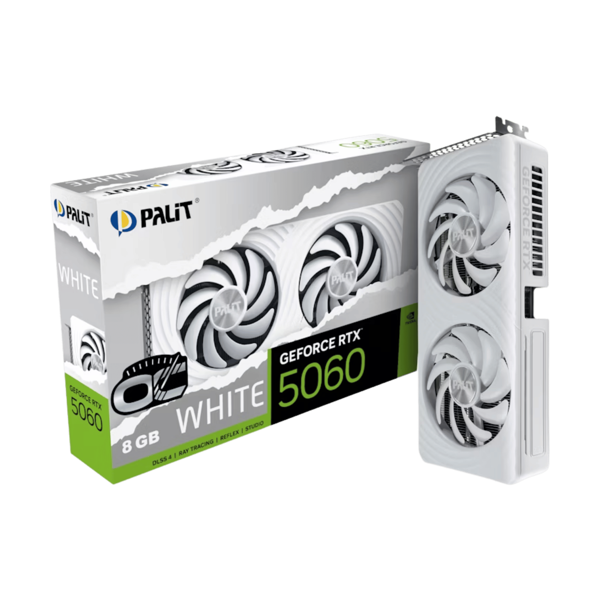 -PALIT GEFORCE RTX™ 5060 WHITE OC 8GB GDDR7
