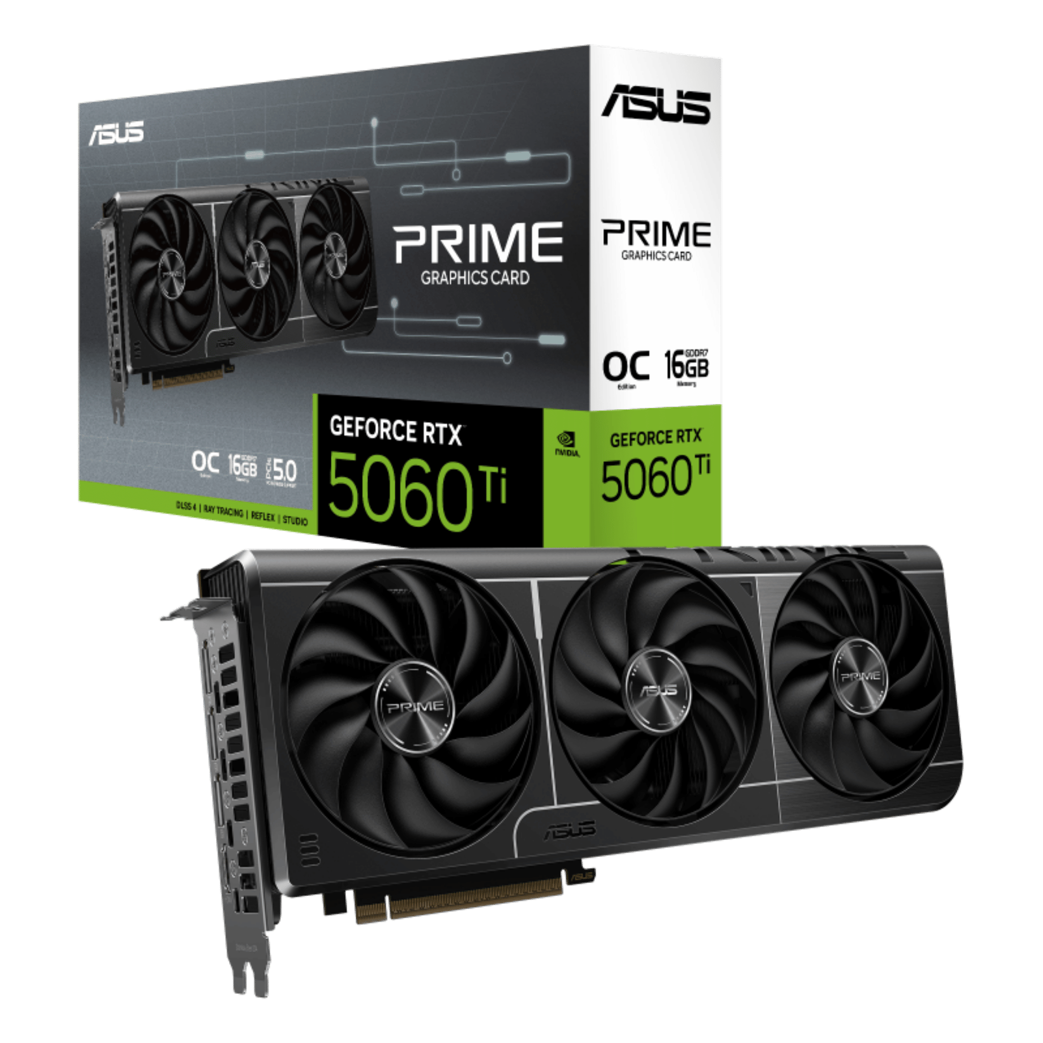 -ASUS PRIME GEFORCE RTX™ 5060 Ti 16GB GDDR7 OC EDITION