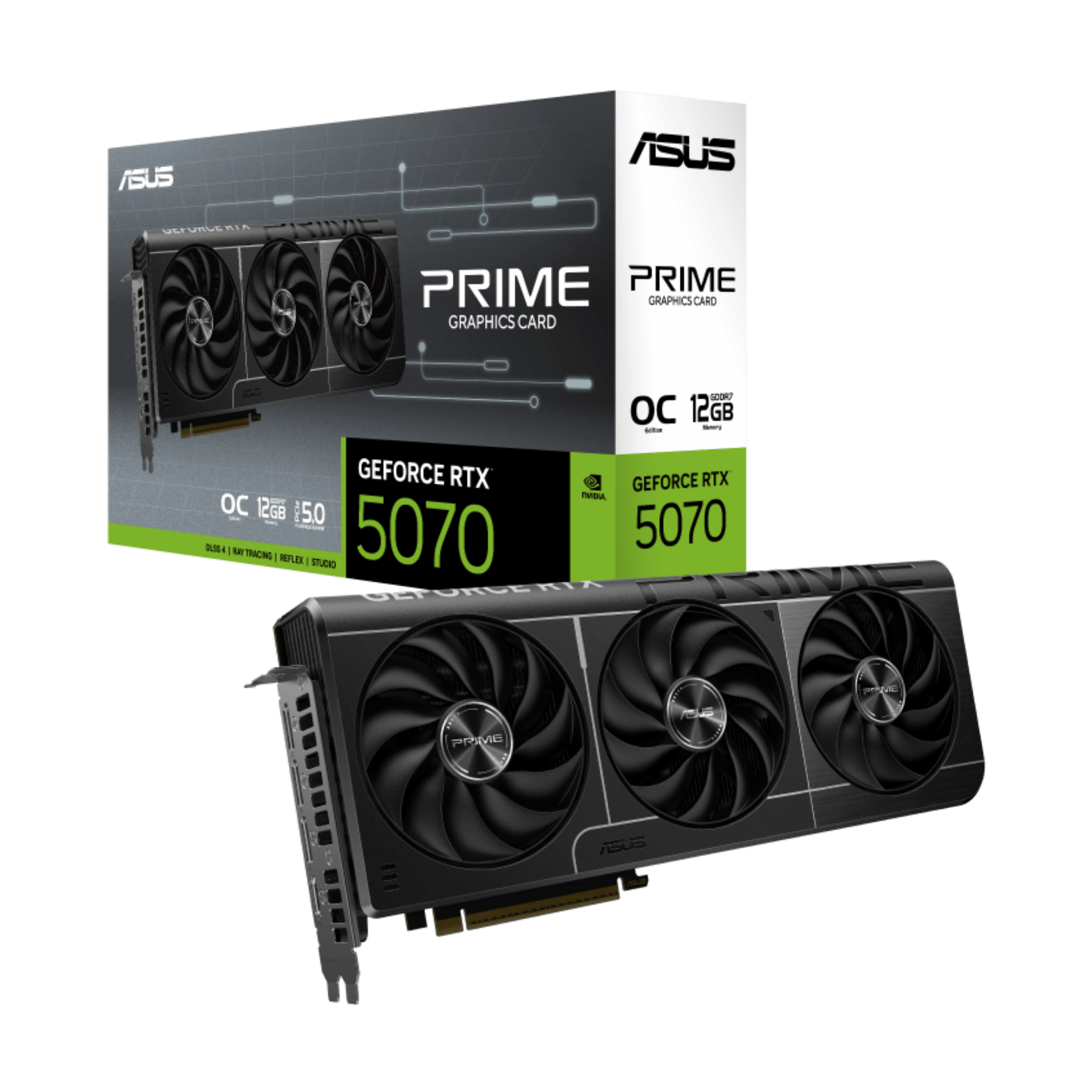 -ASUS PRIME GEFORCE RTX™ 5070 12GB GDDR7 OC EDITION