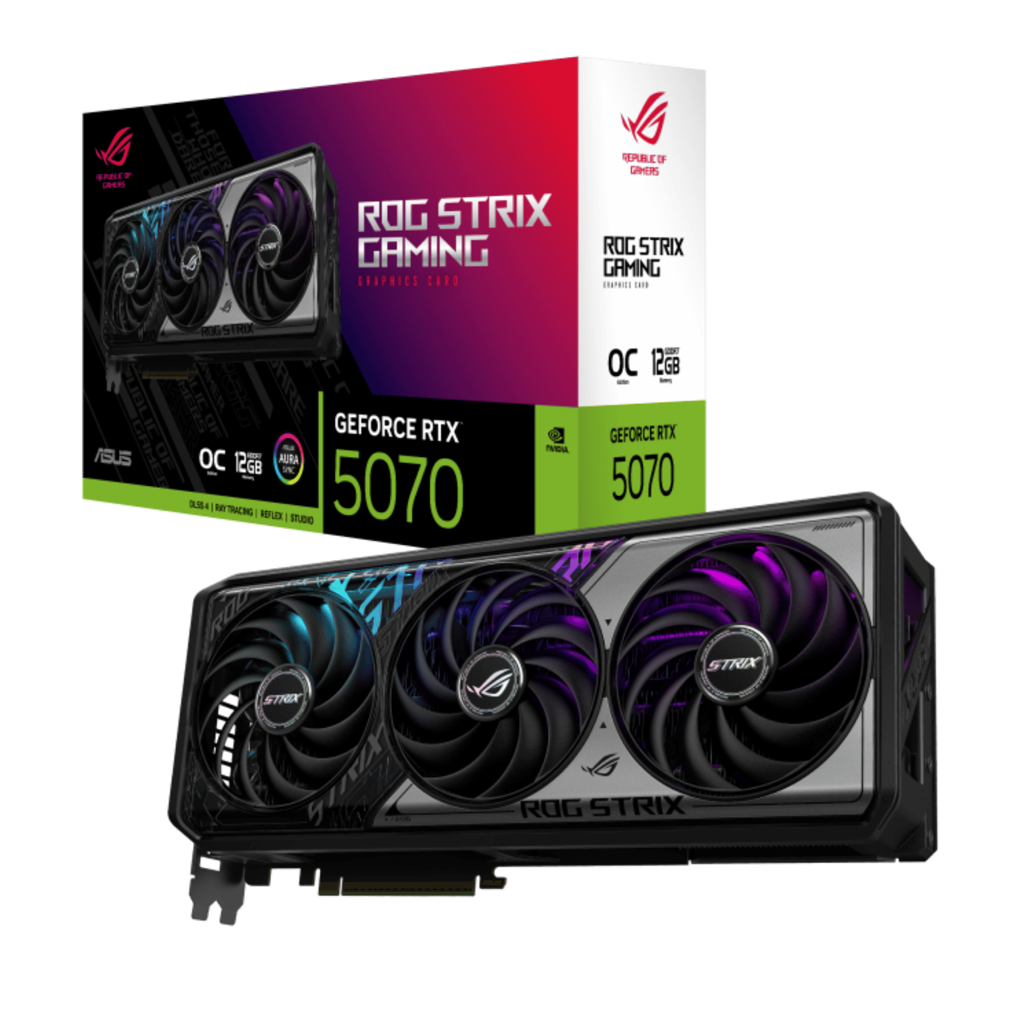 -ASUS ROG STRIX GEFORCE RTX™ 5070 12GB GDDR7 OC EDITION