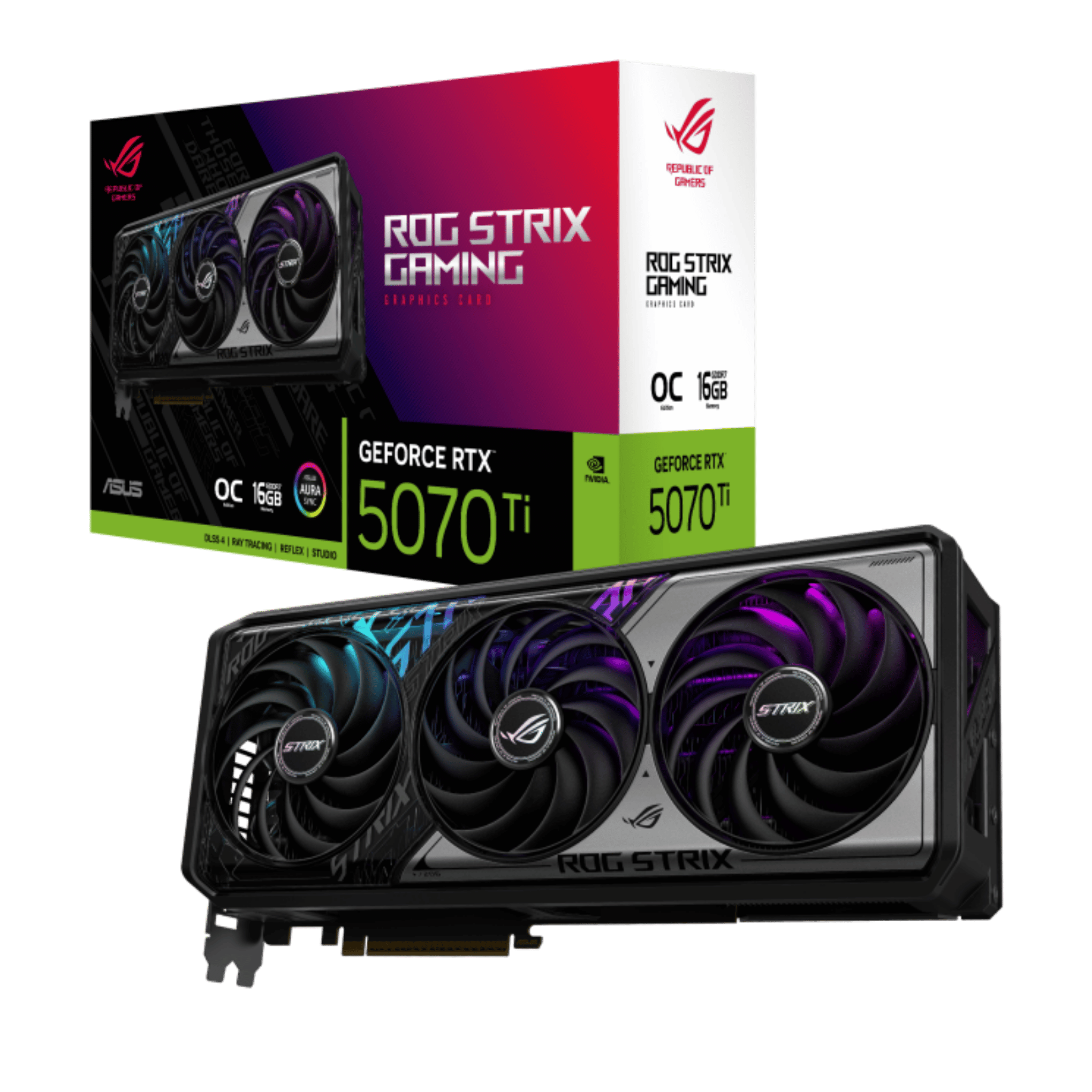 -ASUS ROG STRIX GEFORCE RTX™ 5070 Ti 16GB GDDR7 OC EDITION