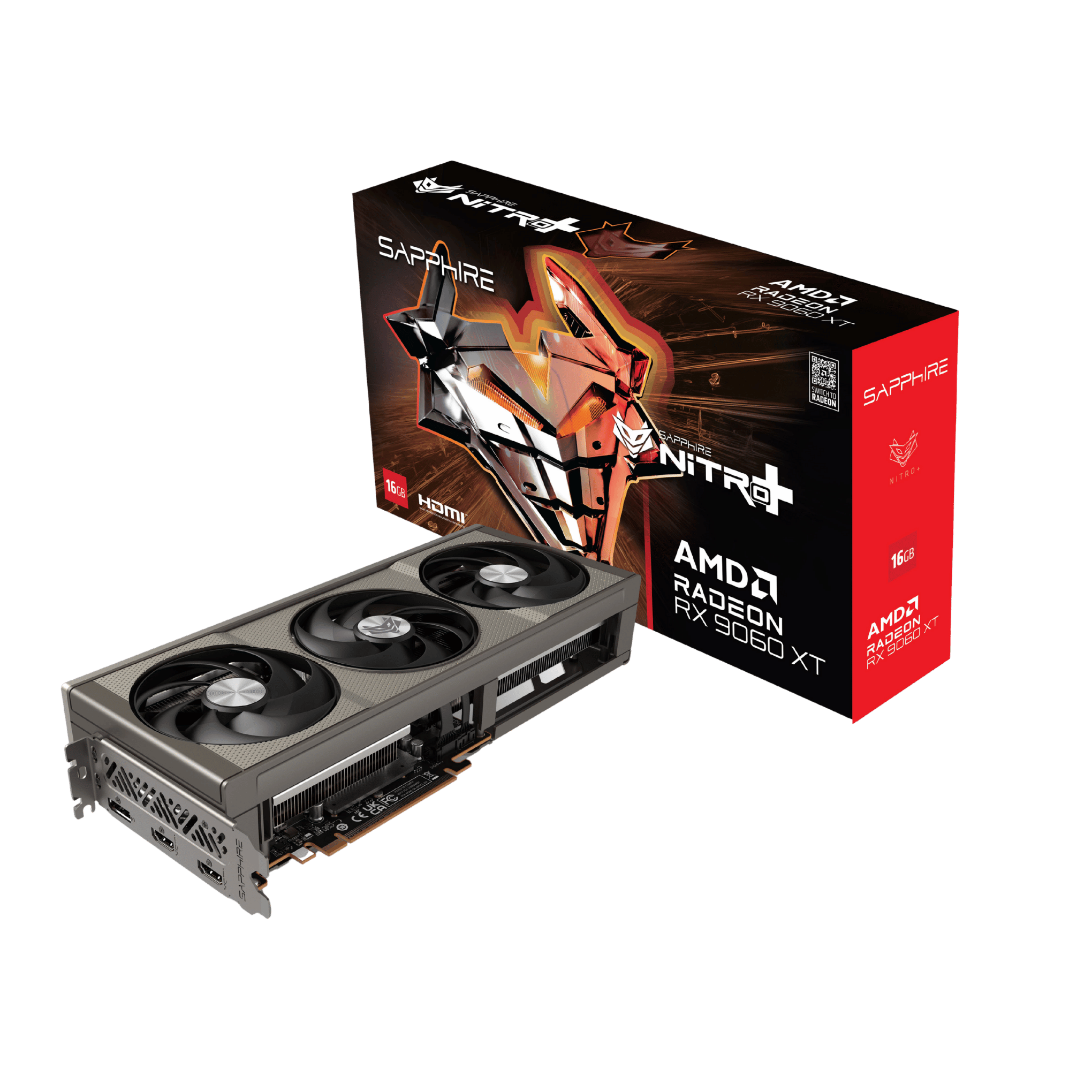 -SAPPHIRE NITRO+ AMD RADEON™ RX 9060 XT GAMING OC 16GB