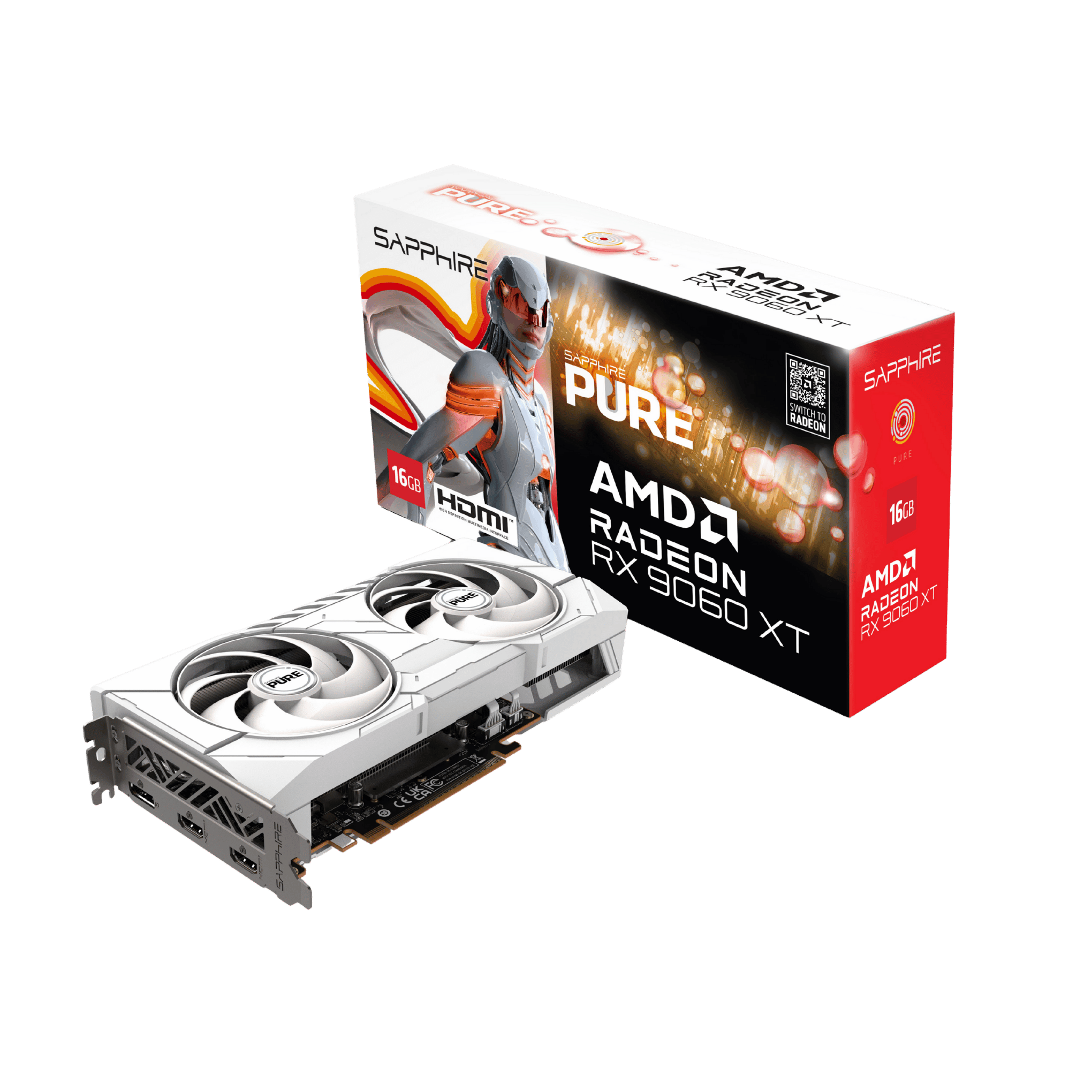 -SAPPHIRE PURE AMD RADEON™ RX 9060 XT GAMING OC 16GB 