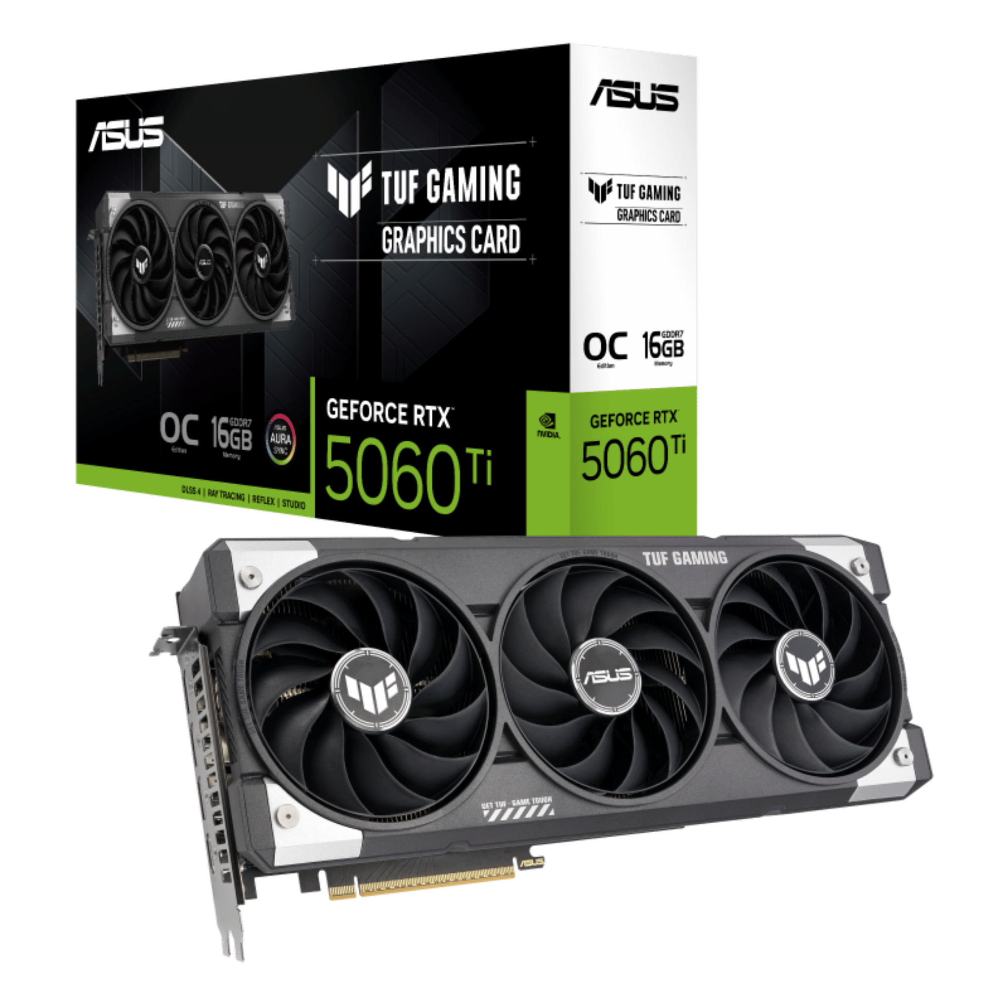 -ASUS TUF GAMING GEFORCE RTX™ 5060 Ti 16GB GDDR7 OC EDITION