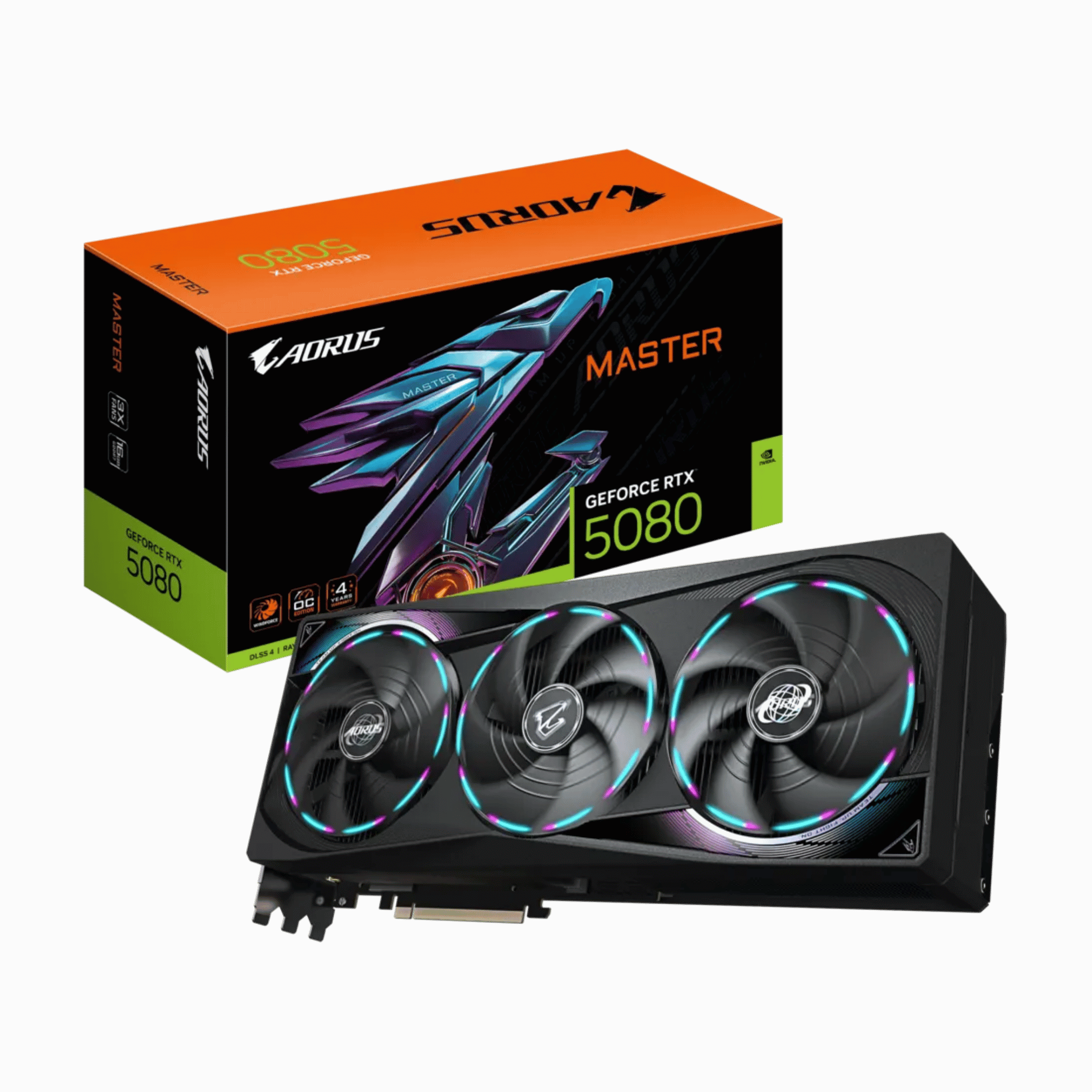 -GIGABYTE AORUS GEFORCE RTX™ 5080 16G MASTER VGA CARD