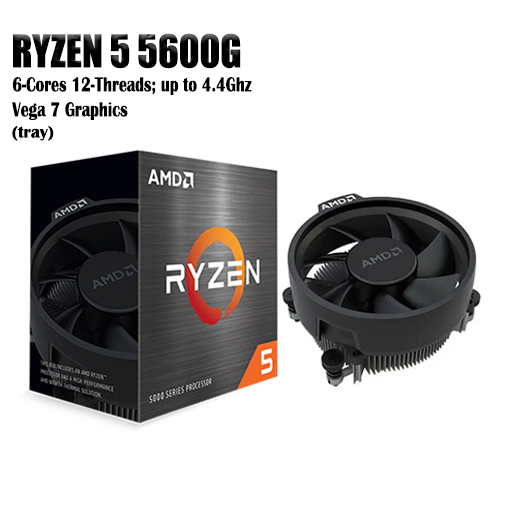 AMD RYZEN 5 5600G 6CORES AM4 TRAY