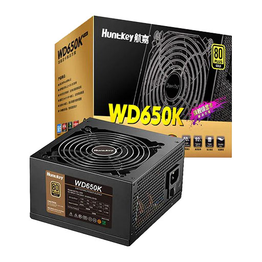 HUNTKEY WD650W 80+GOLD PSU